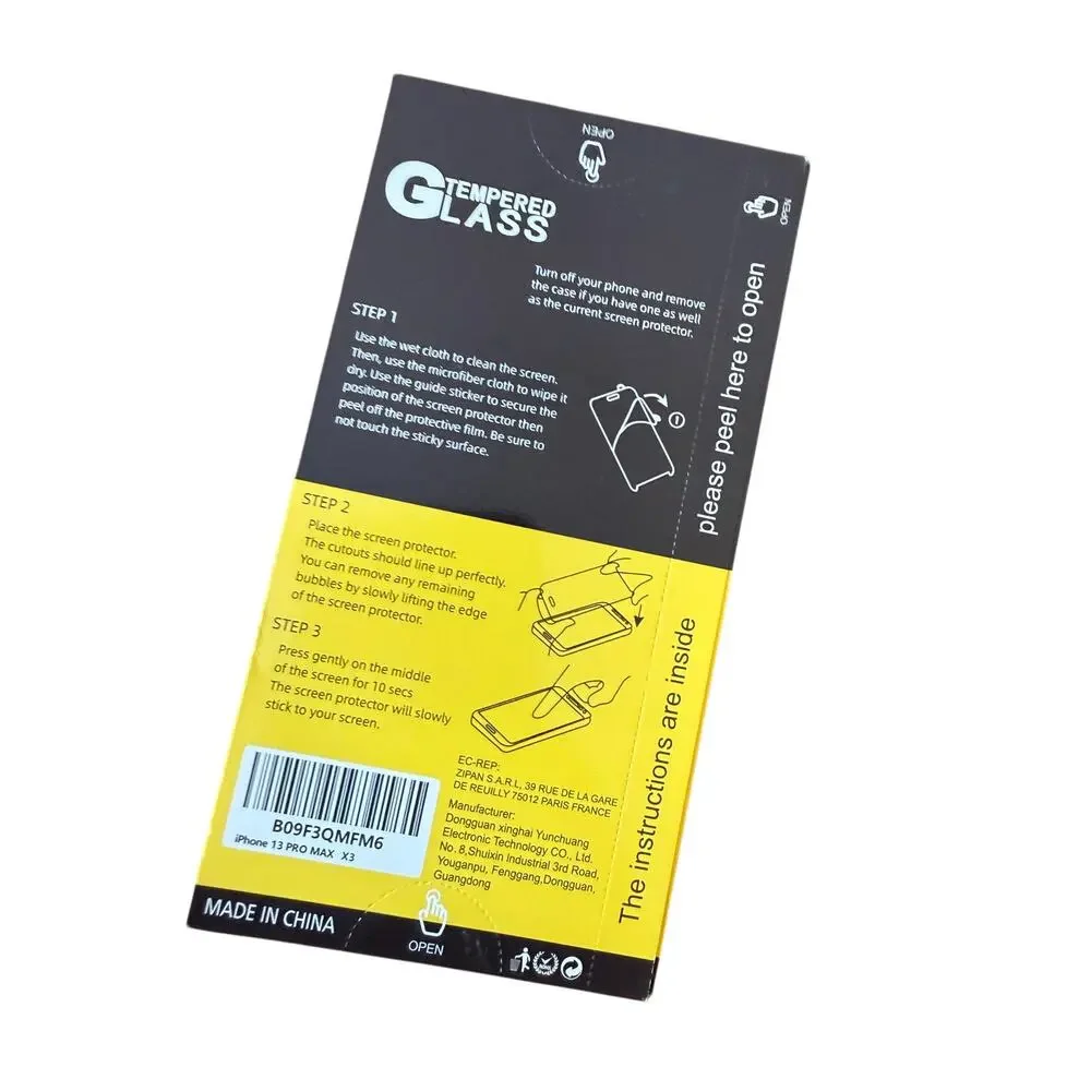 NWT New’C Premium glass screen protector for‎ iPhone 13 Pro Max x3